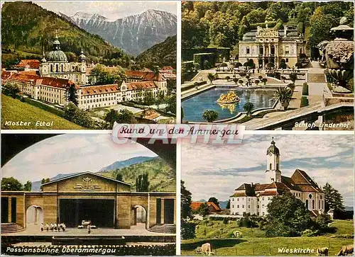 Cartes postales moderne Rund um den Ammergau