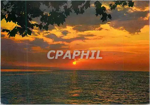 Cartes postales moderne Abendstimmung am See