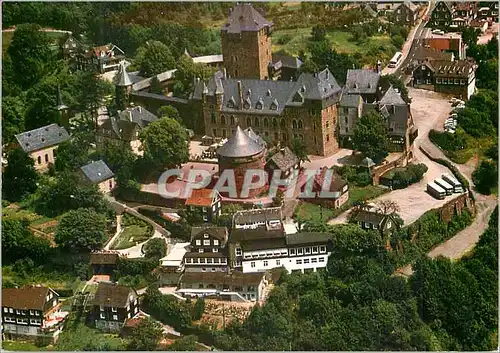 Moderne Karte Schloss Burg an der Wupper Das Wahrzeichen des Bergischen Landes