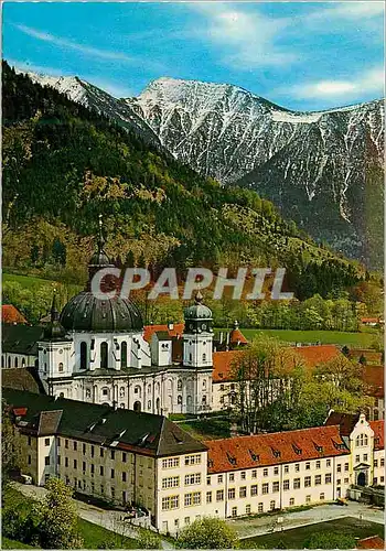 Cartes postales moderne Benediktinerklotter Ettal Oberbayern von Kaiser Ludwig dem Bayer gegrundet gegen Estergebirge