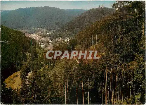 Cartes postales moderne Bad Teinach und Ruine Zavelstein Schwarzwald