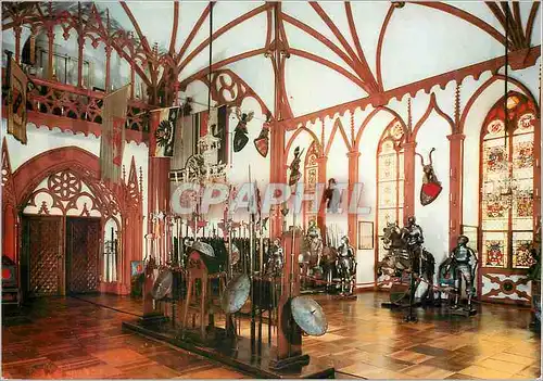 Cartes postales moderne Luftkurort Erbach im Odenwald weltberuhme Sammlungen im graflichen Schloss Rittersaal Militaria