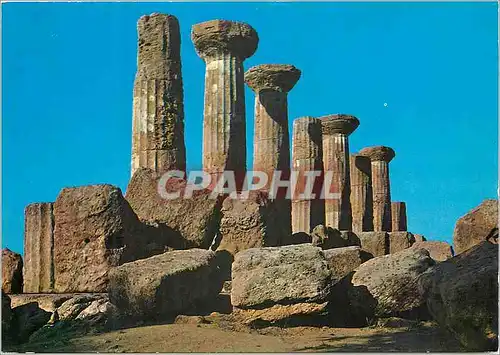 Cartes postales moderne Agrigento Temple di Ercole