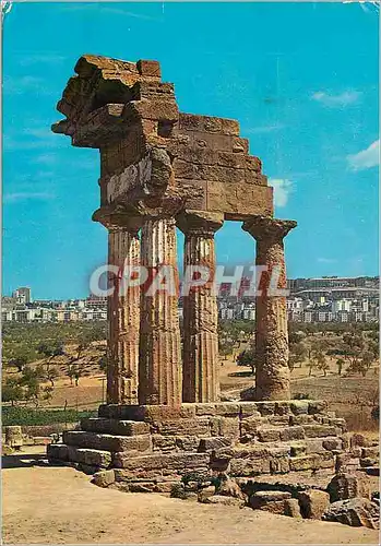 Cartes postales moderne Agrigento Temple de Castor et Pollux