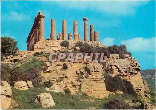 Cartes postales moderne Agrigento Temple de Junon