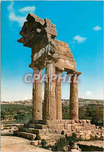Cartes postales moderne Agrigento Templo di Castore e Polluce