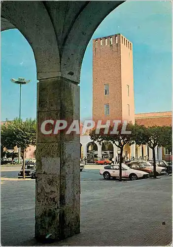 Moderne Karte Pomezia Roma Plazza Indipendenza e Torre Comunale