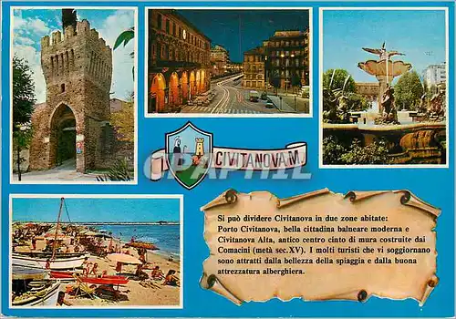 Cartes postales moderne CivitaNova M