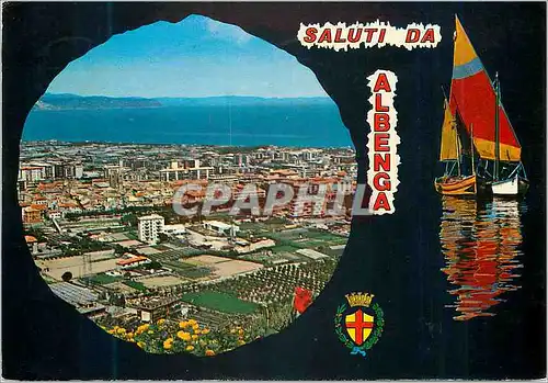 Cartes postales moderne Saluti da Albenga