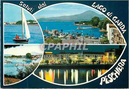 Cartes postales moderne Lago di Garda Peschiera