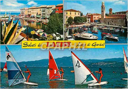 Cartes postales moderne Saluti da Lazise La de Garda Lazise