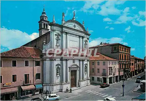 Cartes postales moderne Badia Polesine Place Victor Emmanuel Le dome