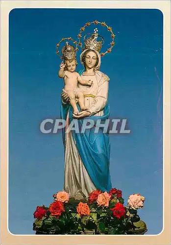 Moderne Karte S Damiano Di S Giorgio Piacenza Statue della Madonna Madre della Consolazione Venerata nella Chi