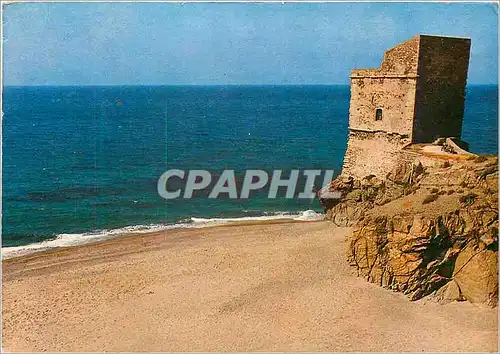 Cartes postales moderne Sicilia Une tour Aragonier an der Tirrenischen Kuste von Sizilien