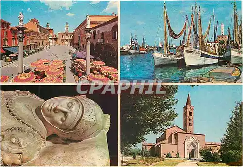 Cartes postales moderne Marina di Ravenna Il porto S Giovanni Evangelista Esterno Plazza del Popolo