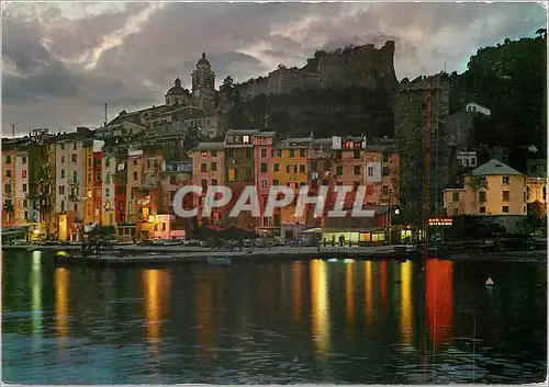 Moderne Karte Portovenere Coucher du soleil