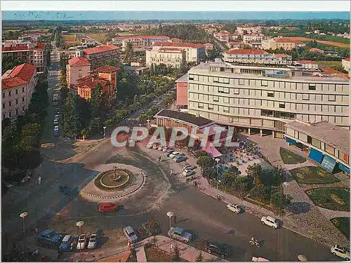 Cartes postales moderne Abano Terme Plazza Republica e panorama