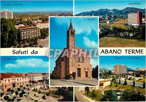 Cartes postales moderne Saluti da Abano Terme