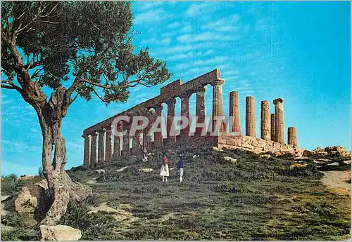 Moderne Karte Agrigento Temple de Juno