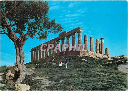 Moderne Karte Agrigento Temple et Juno