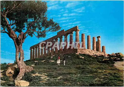 Moderne Karte Agrigento Temple de Junon