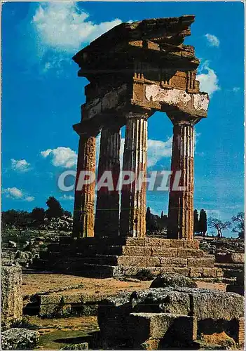 Cartes postales moderne Agrigento Templede Castor et Pollux