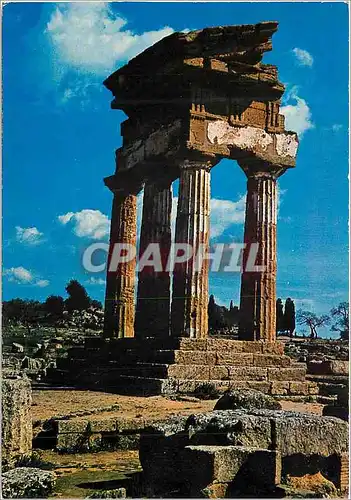 Moderne Karte Agrigento Templede Castor et Pollux