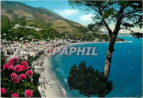 Moderne Karte Riviera dei Flori Alassio Panorama