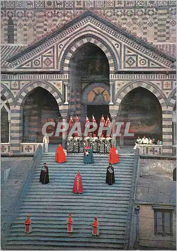 Moderne Karte Amalfi La Cathedrale Costumes historiques de la Republique d Amalfi