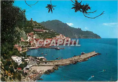 Cartes postales moderne Amalfi Panorama vu du port