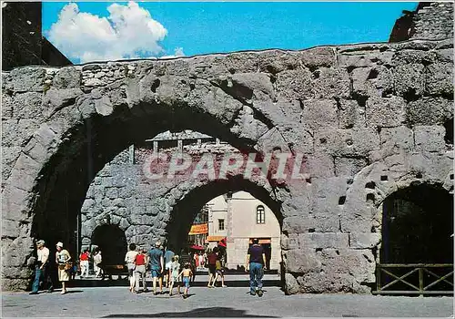 Moderne Karte Aosta Les portes pretoriennes