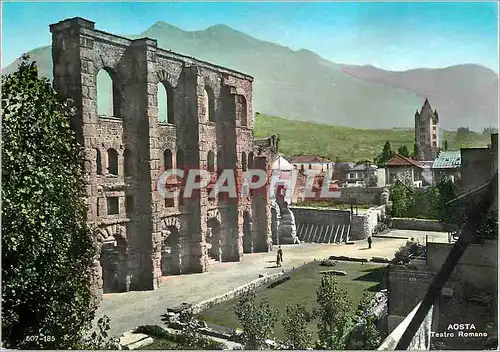 Moderne Karte Aosta Teatro Romano