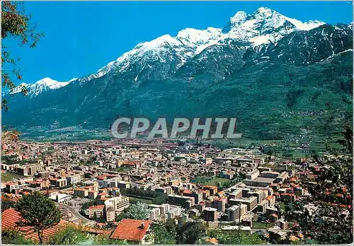 Cartes postales moderne Aosta Vue generale au fond Mont Emillus