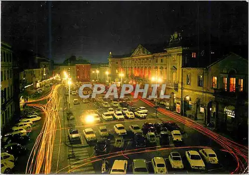 Cartes postales moderne Aosta Place Chanaux la nuit