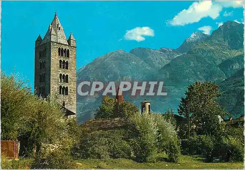 Cartes postales moderne Aosta Le Clocher Roman de St Orso