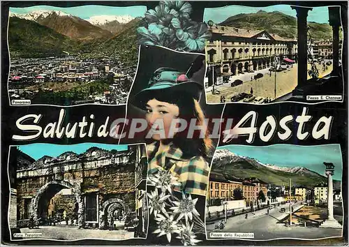 Cartes postales moderne Saluti sa Aosta