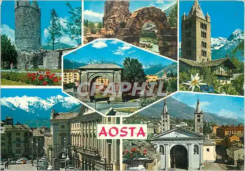 Cartes postales moderne Roman Tour Neuve Taetro Romano Campanile di S Orso