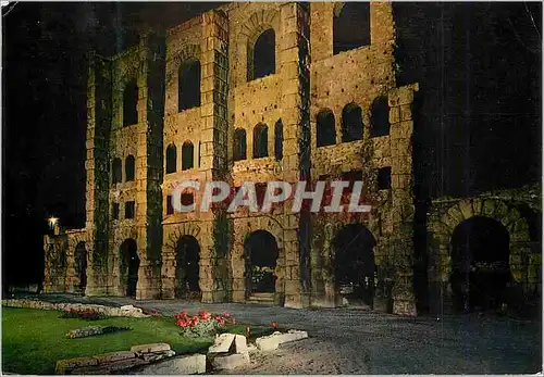 Cartes postales moderne Aosta Theatre Romain nocturne