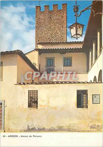 Cartes postales moderne Arezzo Maison de Petrarca