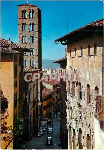 Cartes postales moderne Arezzo Palais Pretorial et Rue des Pileatt