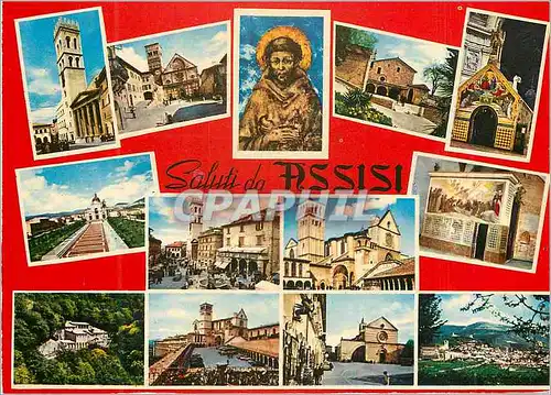 Moderne Karte Saluti da Assisi