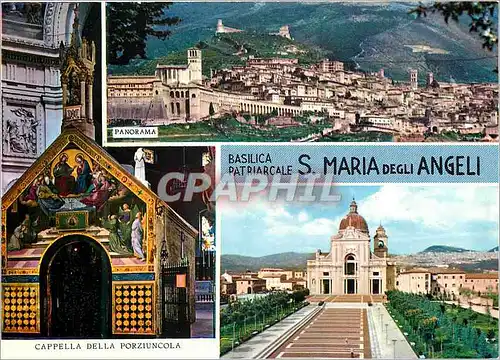 Moderne Karte Assisi Basilica Patriarcale S Maria degli Angeli