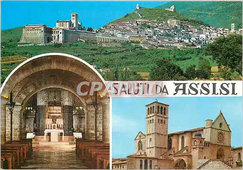 Cartes postales moderne Saluta da Assisi