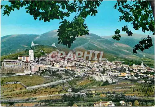 Moderne Karte Assisi Vue generale