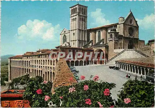 Cartes postales moderne Assisi La Basilique de St Francois