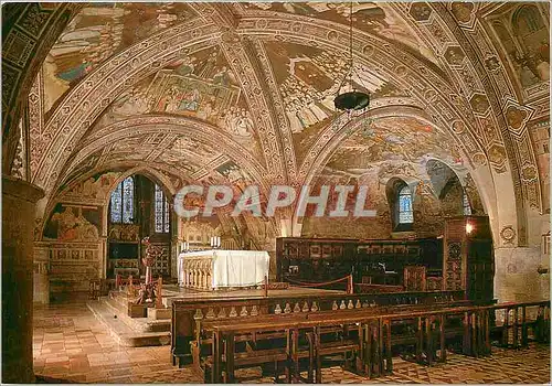 Moderne Karte Assisi Basilica di S Francesco Chiesa Inferiore