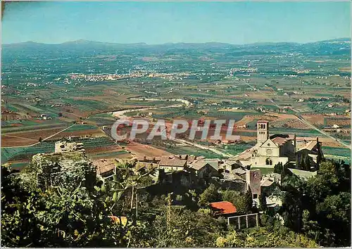Cartes postales moderne Assisi Basilique de St Francois et Campagne Ombrienne