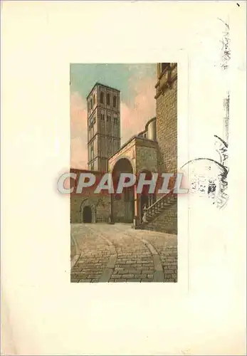 Cartes postales moderne Collezione dei Campanili d Italia di Dandolo Dellini Assisi S Francesco