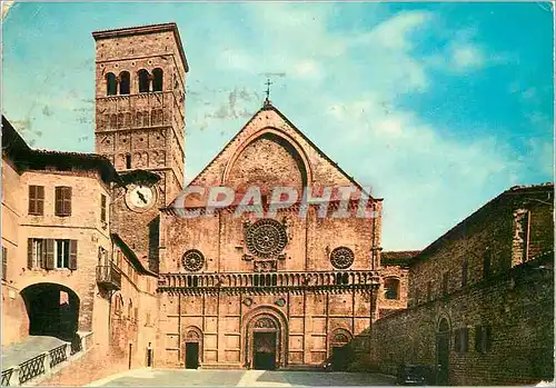 Moderne Karte Assisi St Rufino La Cathedrale