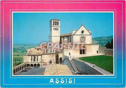 Cartes postales moderne Assise Basilique de St Francois
